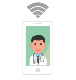 場所を問わず診断が受けられる